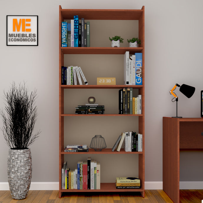 Biblioteca Grande 180cm x 80cm - 5 Estantes - Mueble Armado