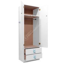 Cargar imagen en el visor de la galería, Ropero Infantil Juvenil Armado 180x60cm - 2 Puertas 2 Cajones